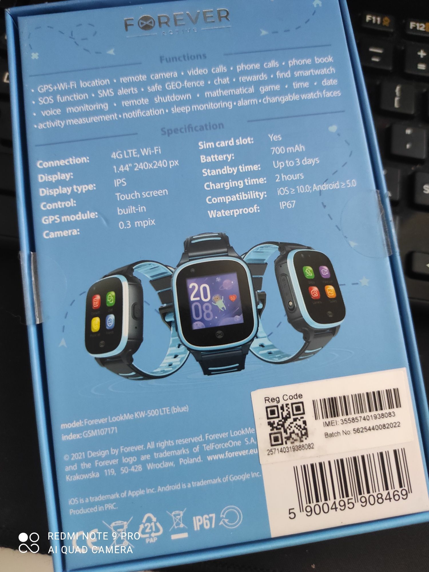 Smartwatch dla dzieci Forever active