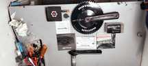 Pedaleira Rotor, potenciómetro in power