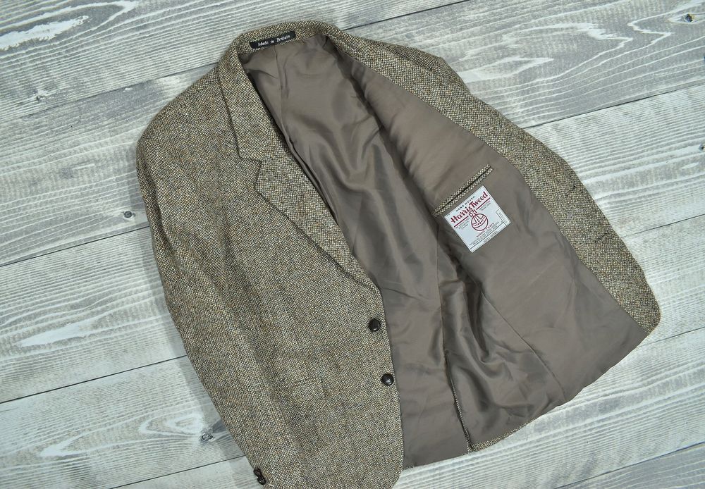 Dunn &Amp; Co Harris Tweed Wełniana Marynarka Męska 42 S
