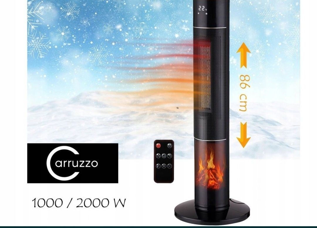 Колонный тепловентелятор Carruzzo
DRP-2071C 2000w Имитация камина
DRP-