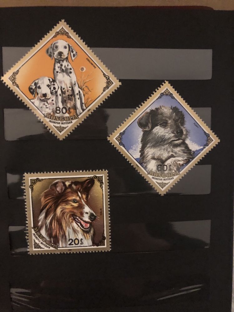 znaczki Mongolia zwierzęta klaser