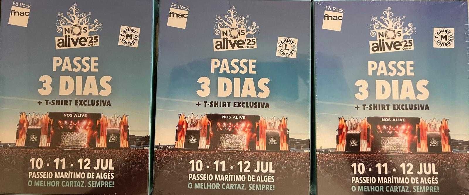 Nos Alive 3 passes 3 dias