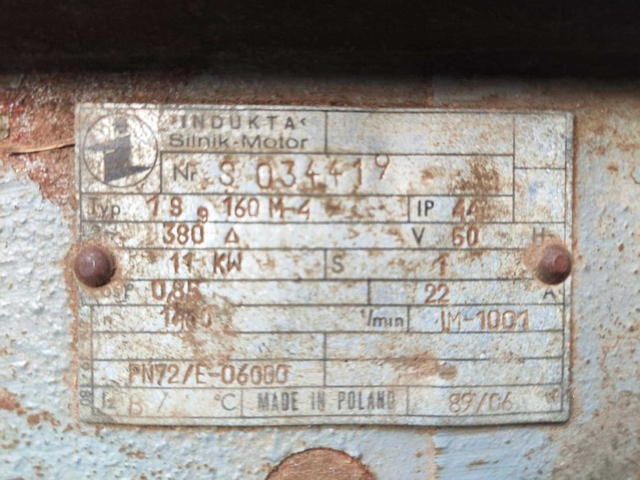 SILNIK 11 KW siłowy elektryczny 11KW Inducta– 380V