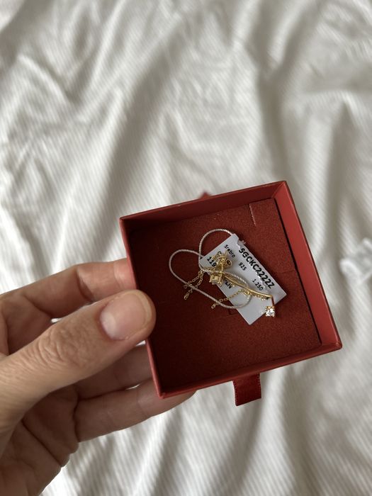 Сережка Кафф зі срібла з позолотою ANIA KRUK ROCK IT