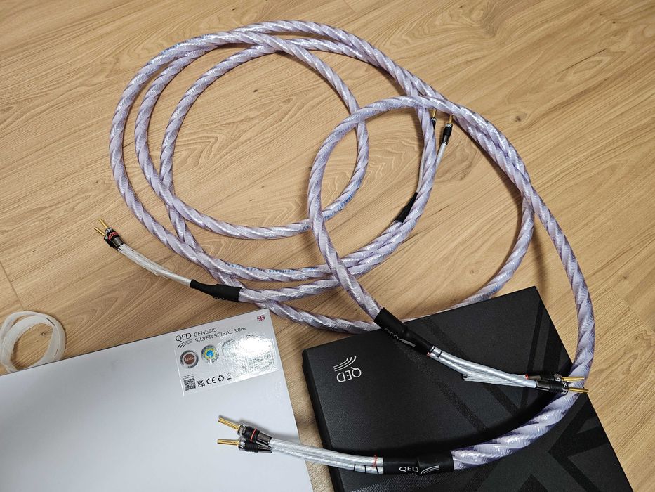 Акустичний кабель QED GENESIS SILVER SPIRAL 3.0m