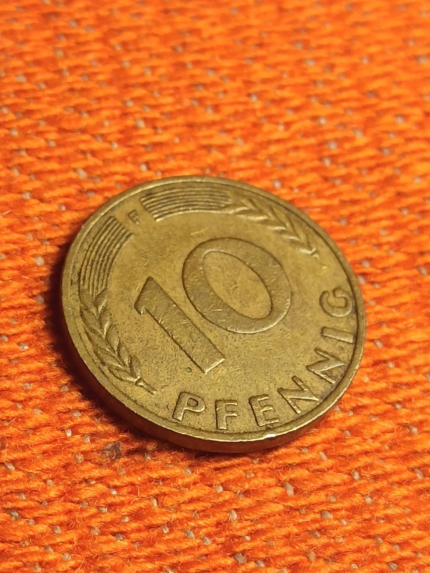 Moneta 10 Pfennig 1971 r. Niemcy