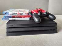 Sony PlayStation 4 Pro + 2 pady + gry
