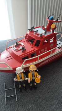Łódka playmobile strażak
