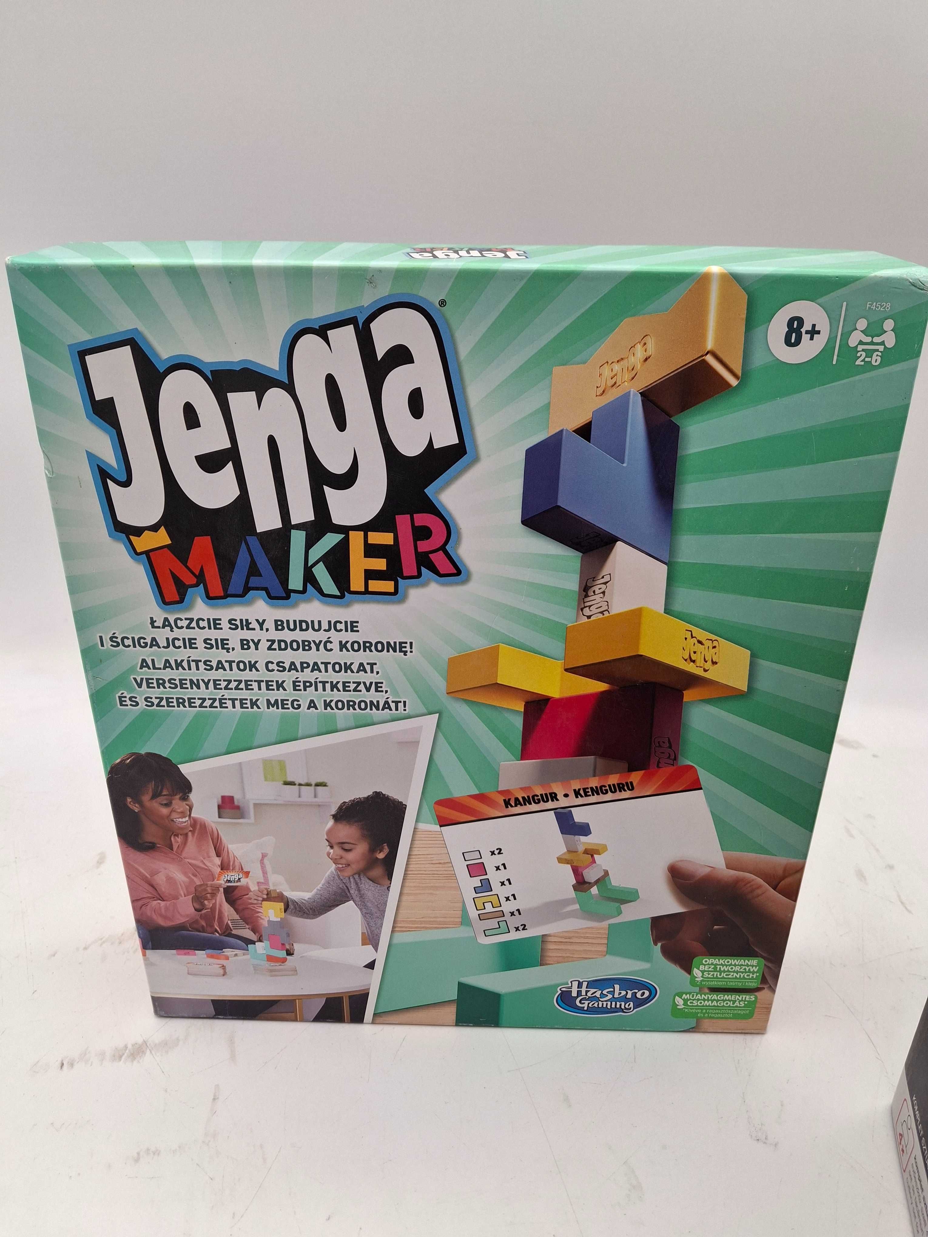 Gra zręcznościowa Jenga Maker Hasbro F4528 JAK NOWA!