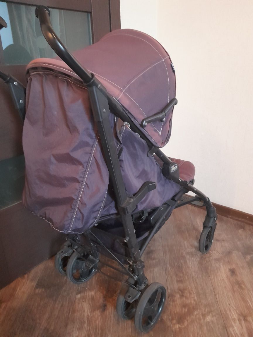 Chicco lite way прогулянкова коляска,  дощовик