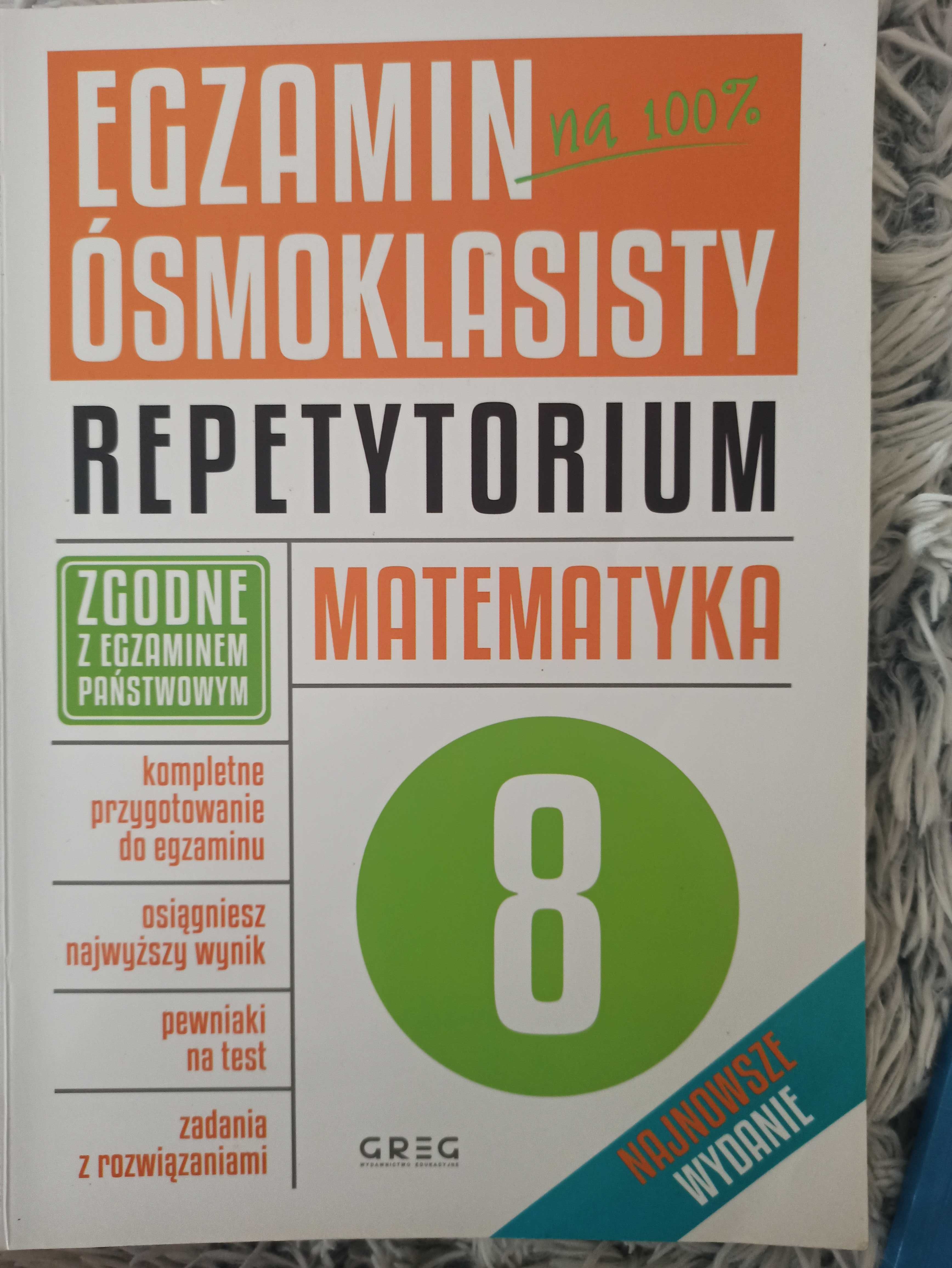 Repetytorium matematyka Egzamin ósmoklasisty