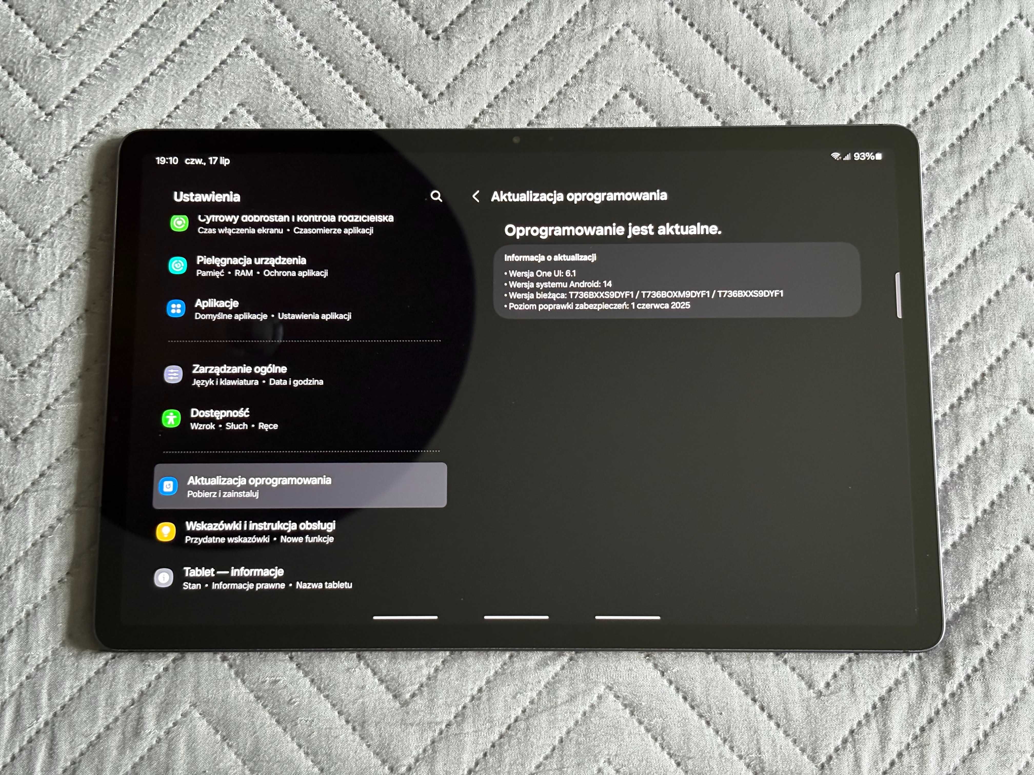 Tablet Samsung Galaxy Tab S7 FE 5G 12.4″ 6GB / 128GB czarny IGŁA!