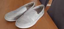 Espadryle kremowe