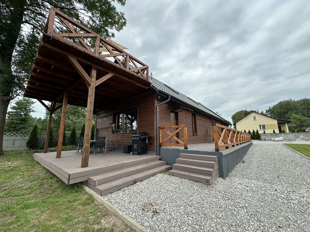 Ranczo Mokre Drewniany Dom Wynajem Noclegi Balia Jacuzzi SPA