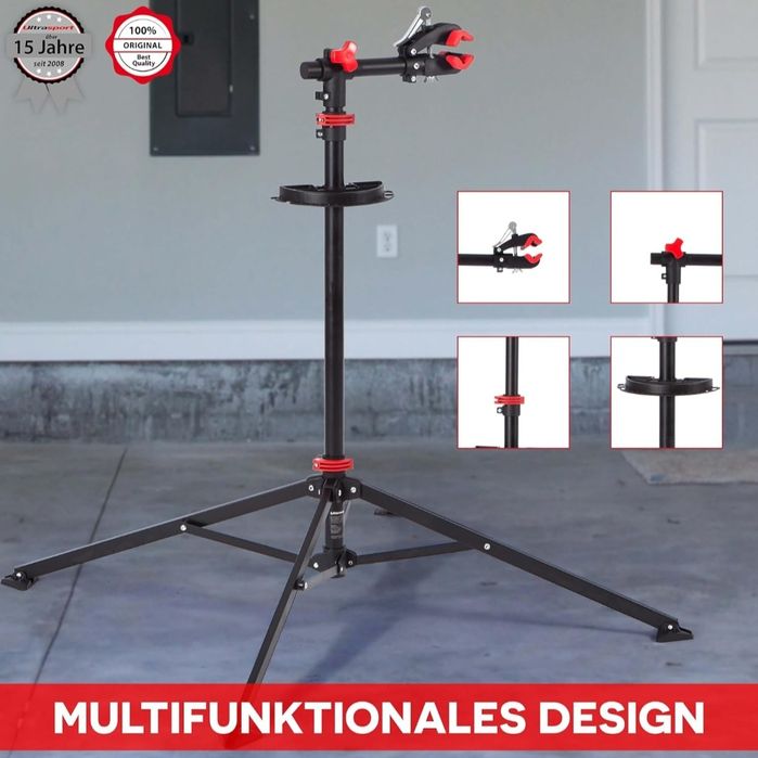 Stabilny stojak serwisowy Rowerowy Półka magnetyczna Napinacz Quickloc