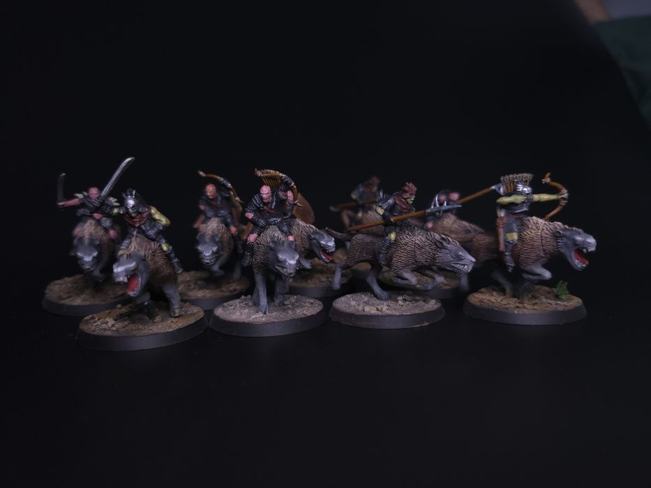 Gameworkshop LOTR (warg ridera, eomer, rohan warriros) +safe&sound