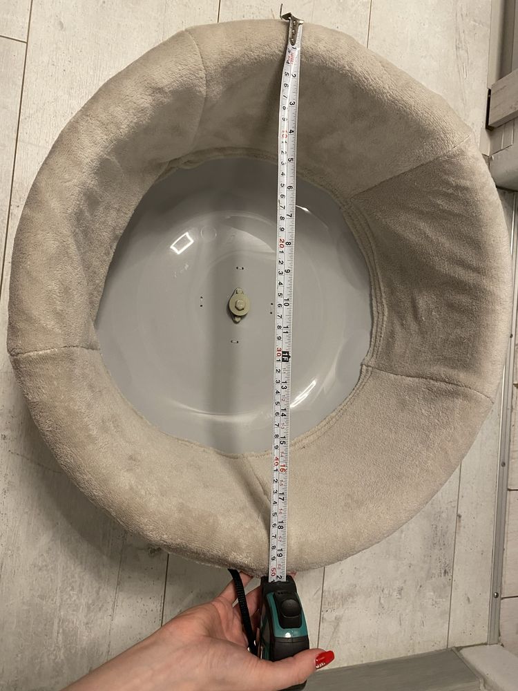 Kołowrotek 45 50cm dla szynszyli plastikowy duży szary z pokrowcem