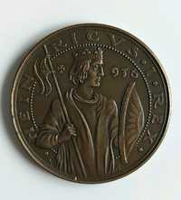 Medal pamiątkowy HEIN RICVS I REX 1936 Brąz.