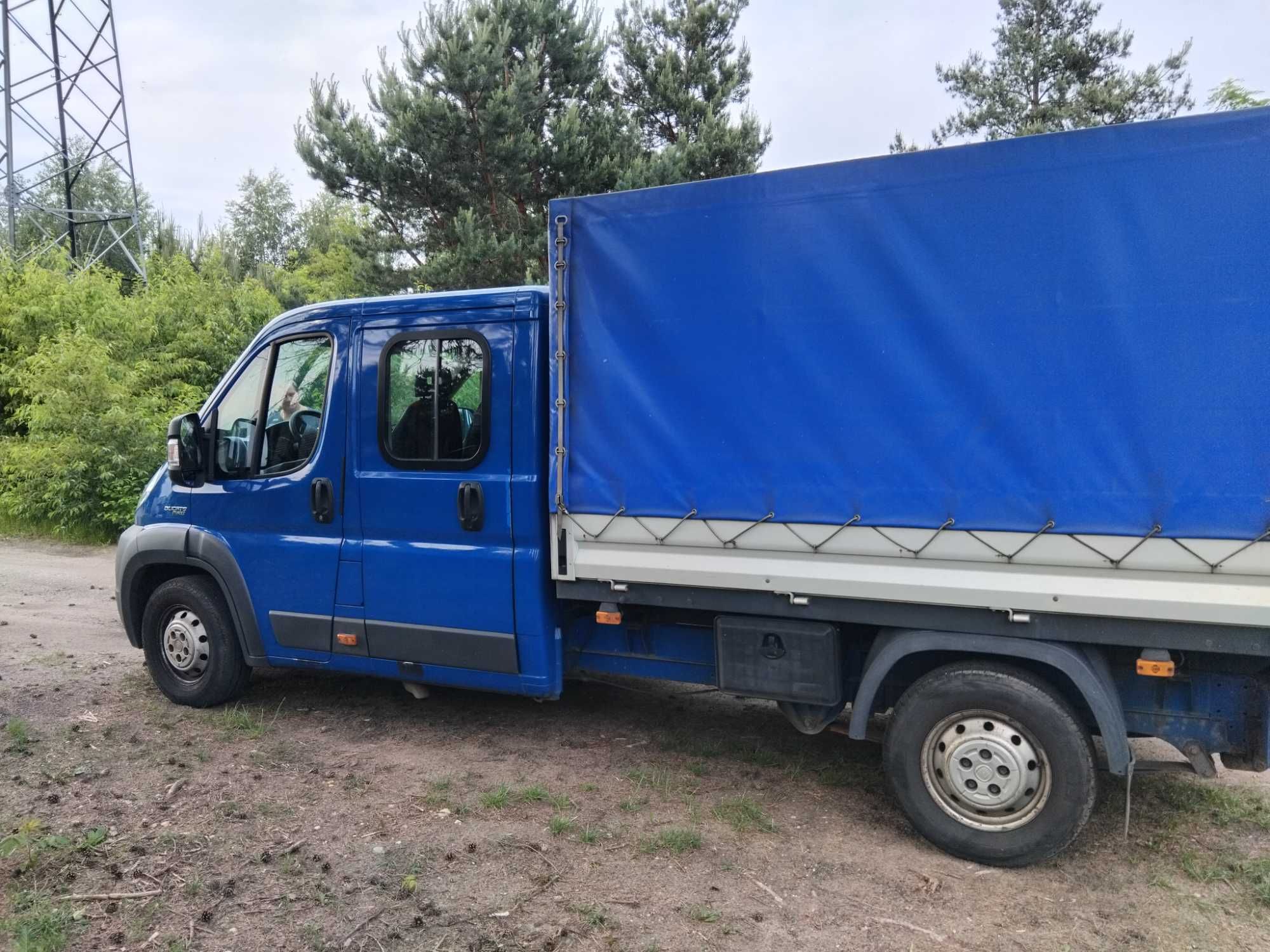 Fiat Ducato 2.3 D dubel kabina, salon Polska niski przebieg.