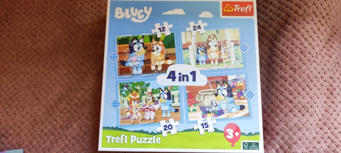 Puzzle Bluey 4w1 3+