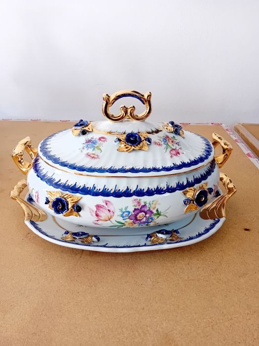 Loiça procelana pintada à mão Myrtus