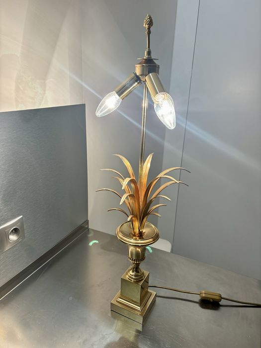 Ekskluzywna Lampa Boulanger Palm Pineapple z Maison Charles lata 60te