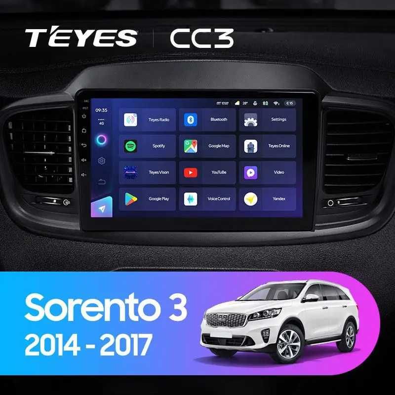 Штатная магнитола Teyes CC3 360° для Kia Sorento 2014-2017 6GB+128GB