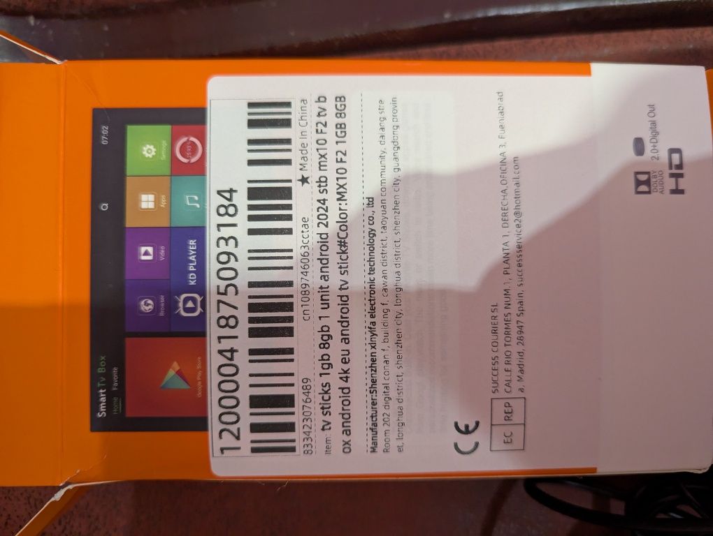 Приставка Android 13 TV Stick 4k ТВ Стік MX-10 F2