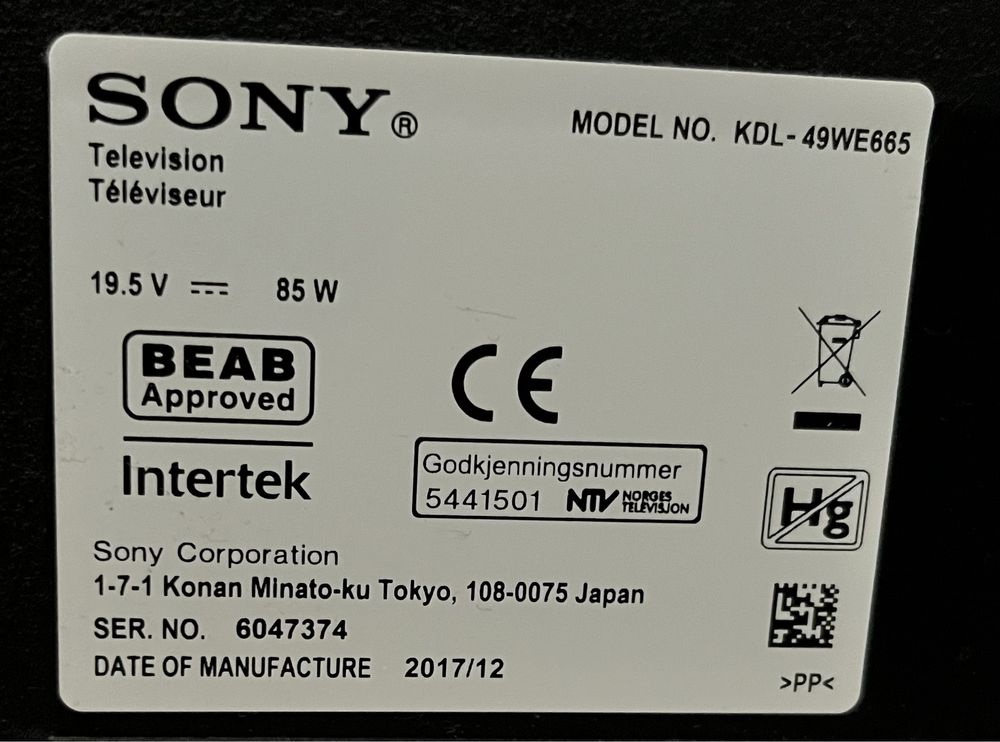 Telewizor Sony KDL49WE665