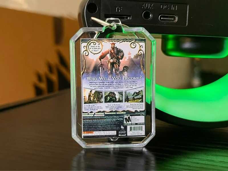 Brelok Fable II - mini okładka gry Xbox 360