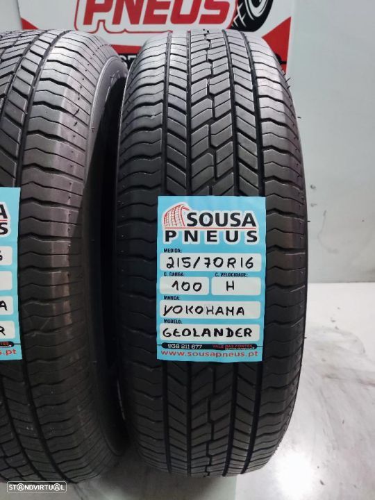 2 pneus semi novos 215-70r16 yokohama - oferta dos portes 110 EUROS