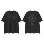 CHROME HEARTS футболка мужская с крестом оригинал черная серая унисекс