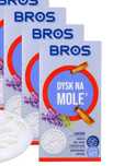 3x BROS Dysk na Mole Odzieżowe Przeciw Molom Odzieżowym Lawenda