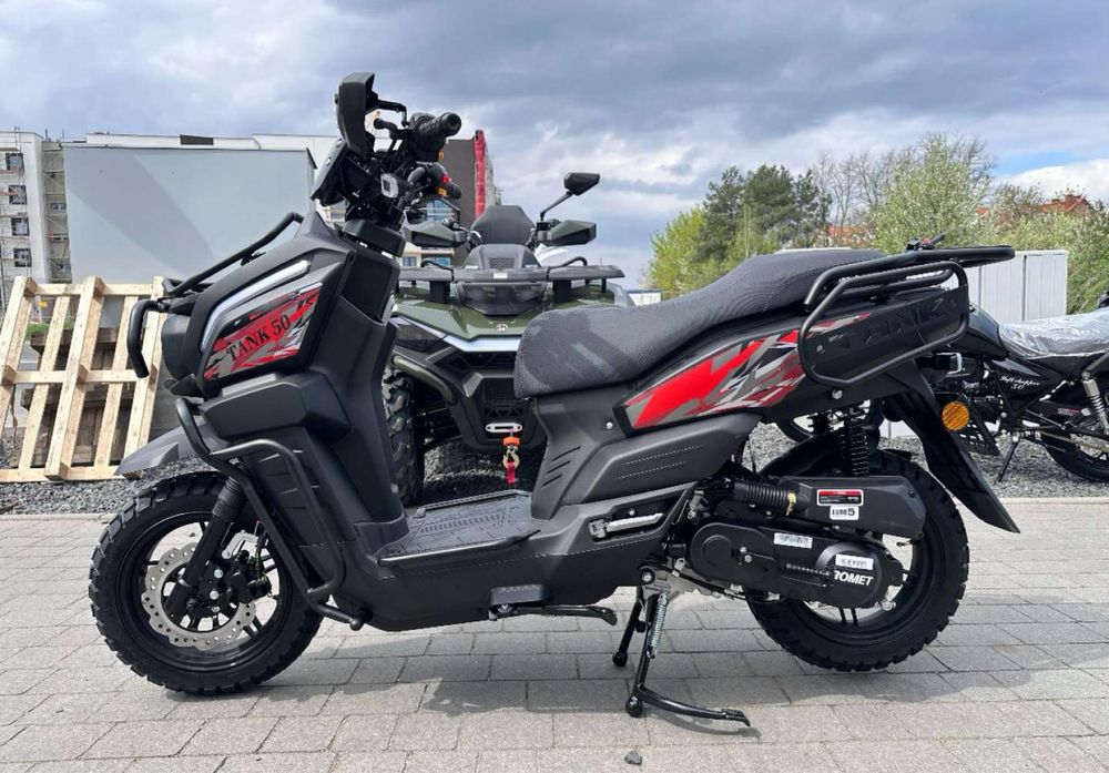 Nowy Skuter ROMET TANK 50 cc, 125 cc na kat. AM, B