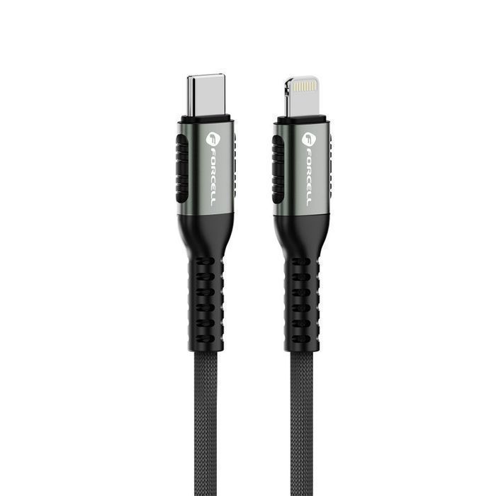 Kabel USB C do Lightning Forcell F-Energy PD 3A 27W Cafule 2 m C259