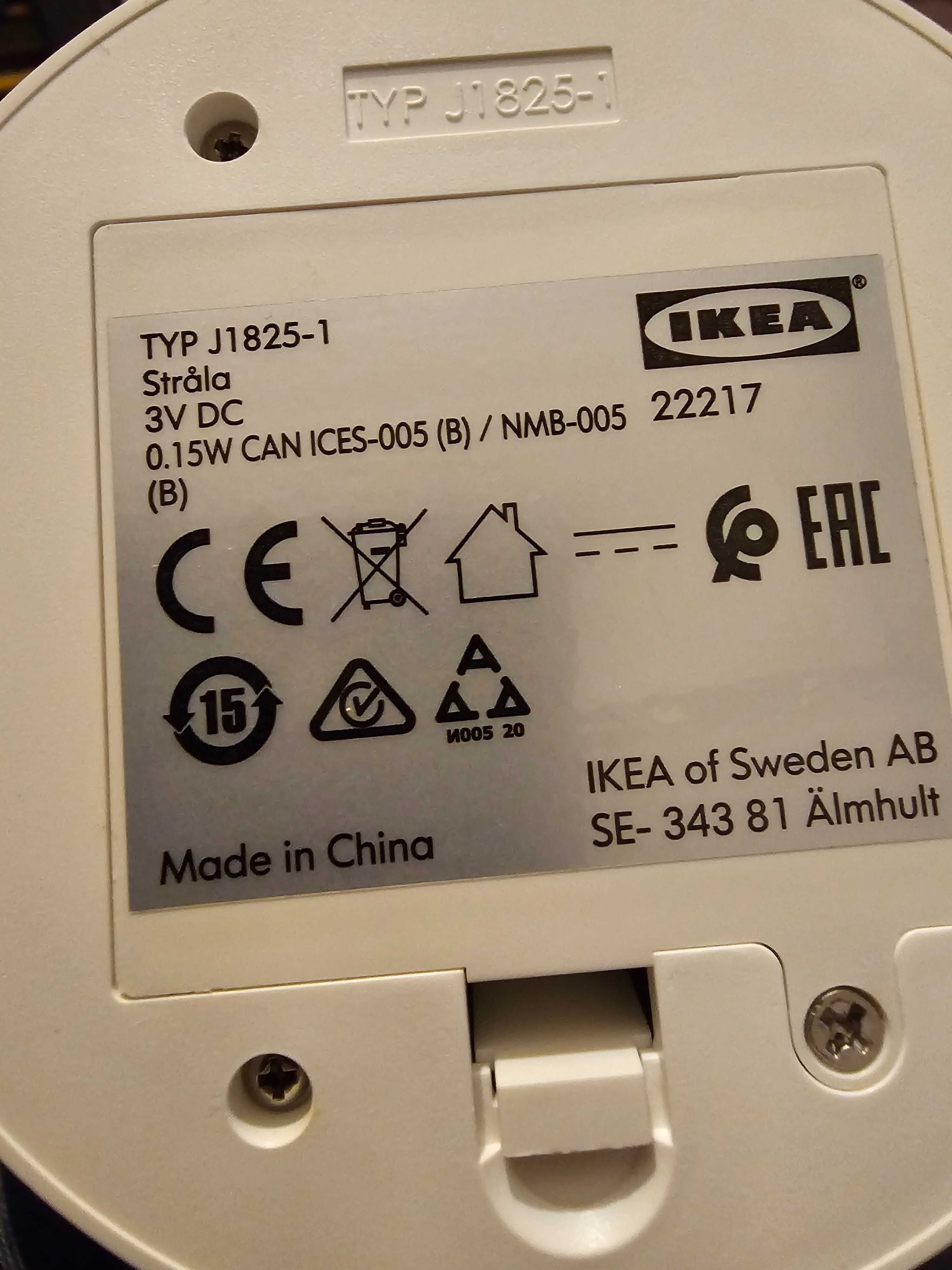 Lampka na baterie AA Ikea biała gwiazdka na stojaku WYPRZEDAŻ!