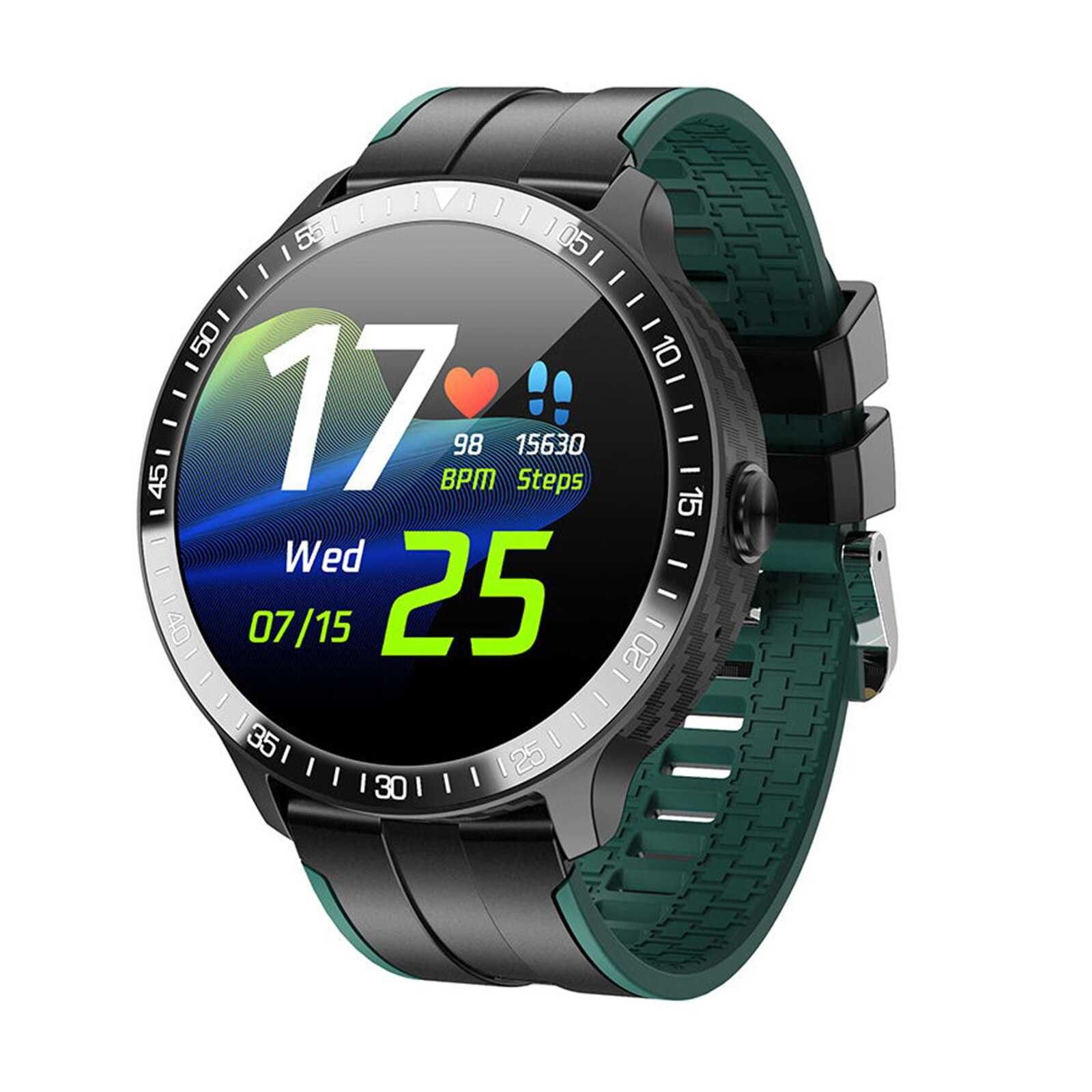 SmartWatch MT16 rozmowy termometr tętno ciśnienie saturacja SOS PL.