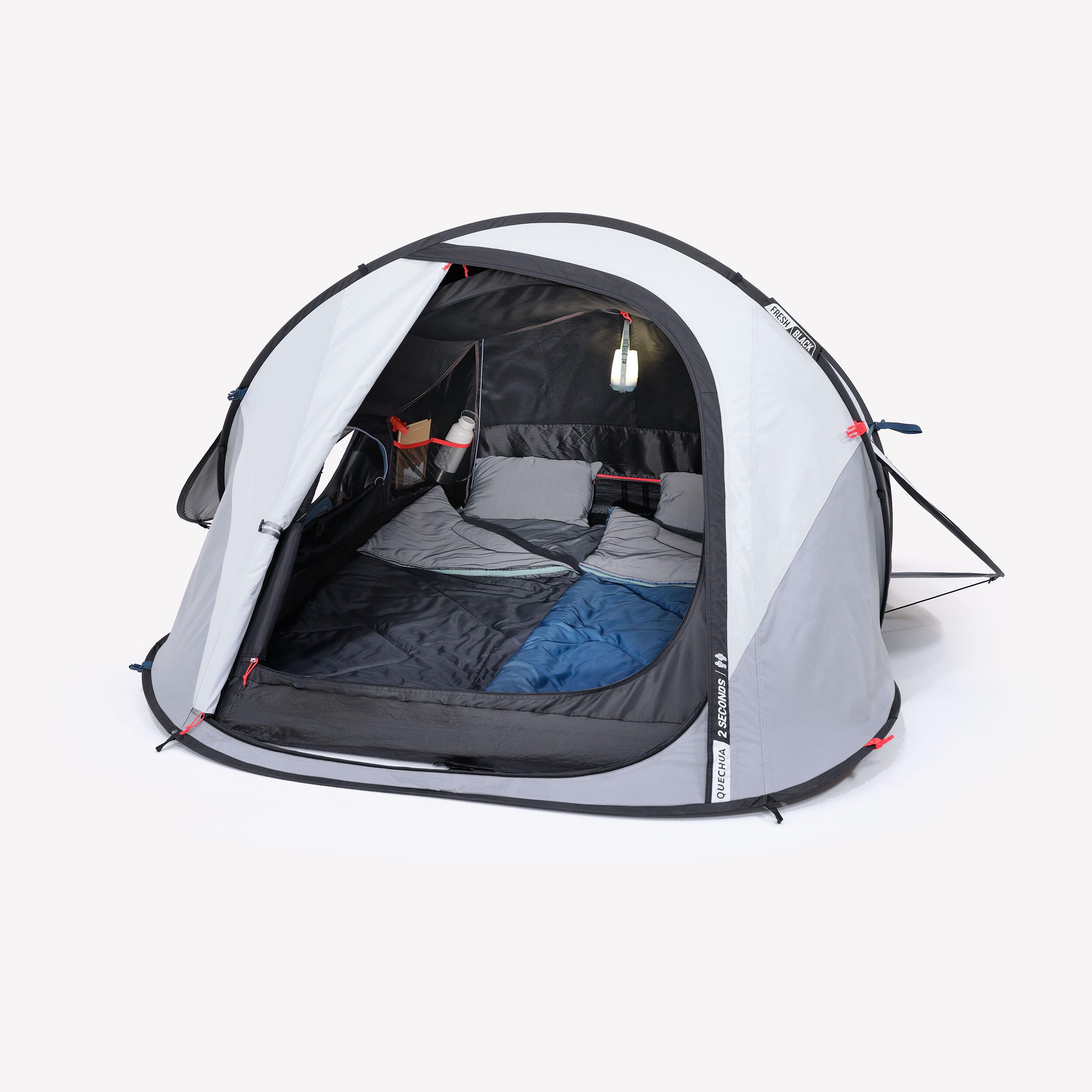 Tenda de Campismo - 2 SECONDS - 2 pessoas - Fresh & Black