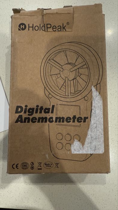 Anemómetro Digital HoldPeak NOVO