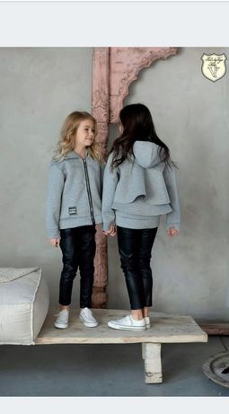 Bluza Kids by Voga Italia długi rękaw szara
