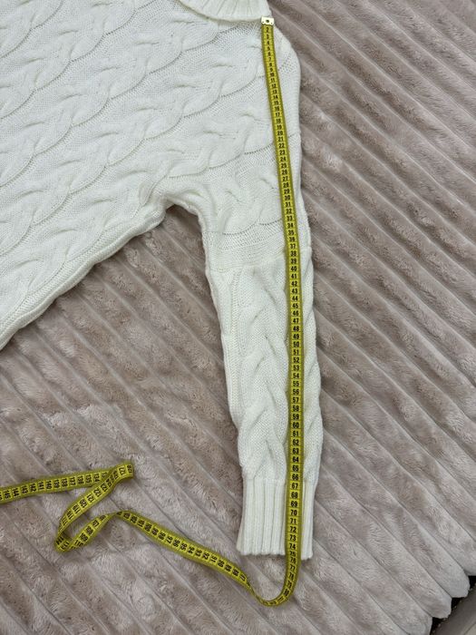 Тепле молочного кольору плаття 36 розмір