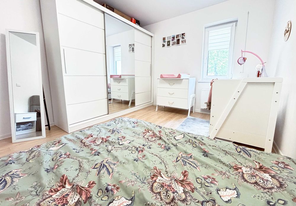 nowoczesne 2 pokoje z dużą kuchnią, ogródek, piwnica, komórka