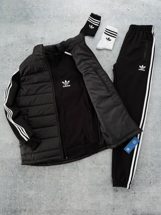 Adidas спортивний костюм. Люкс якість. Штани та Зіпка  +Подарунок