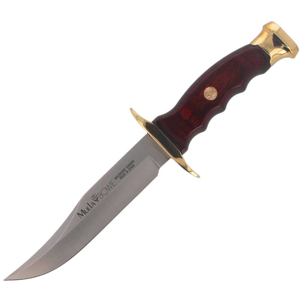 Nóż Muela BW-14 Pakka Wood, Satin X50CrMoV15 + etui
