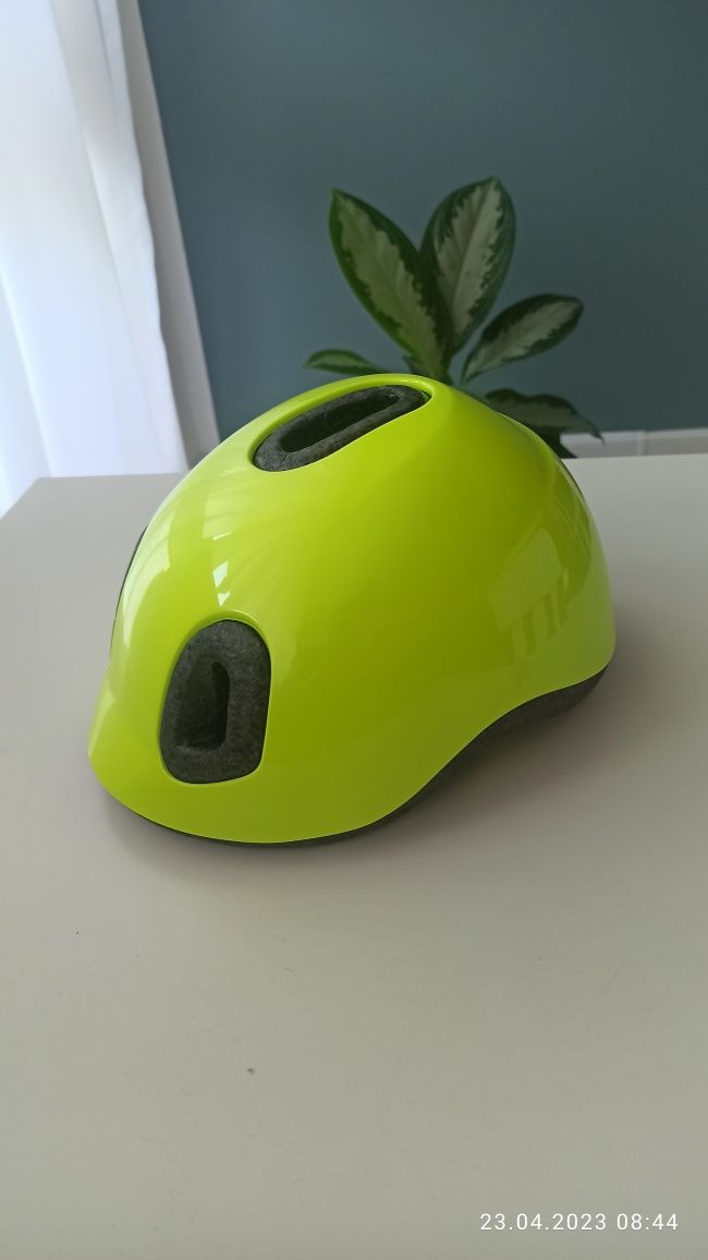 Kask rowerowy dla malucha dziecka 2XS / 44-49 cm / Btwin 500 Fluo Deca