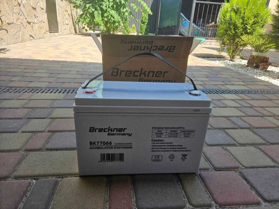 Гелевые аккумуляторы breckner 85аh 12v