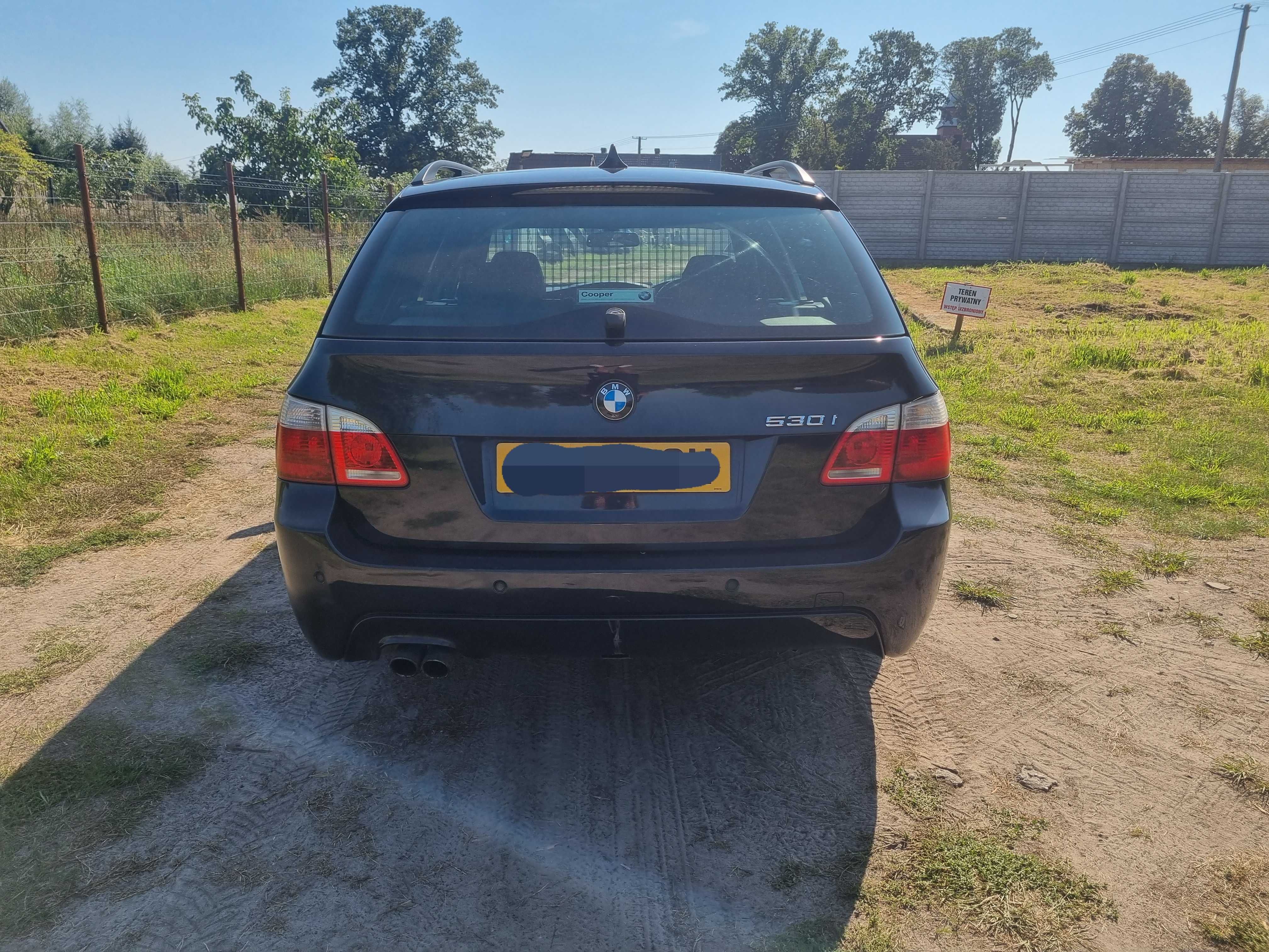 Bmw e61 m-pakiet N52B30A 258km automat carbonschwarz wszystkie czesci!