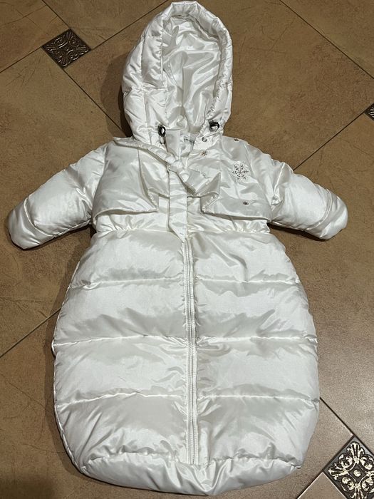 Дитячий комбінезон конверт пуховий 0-6м Manudieci