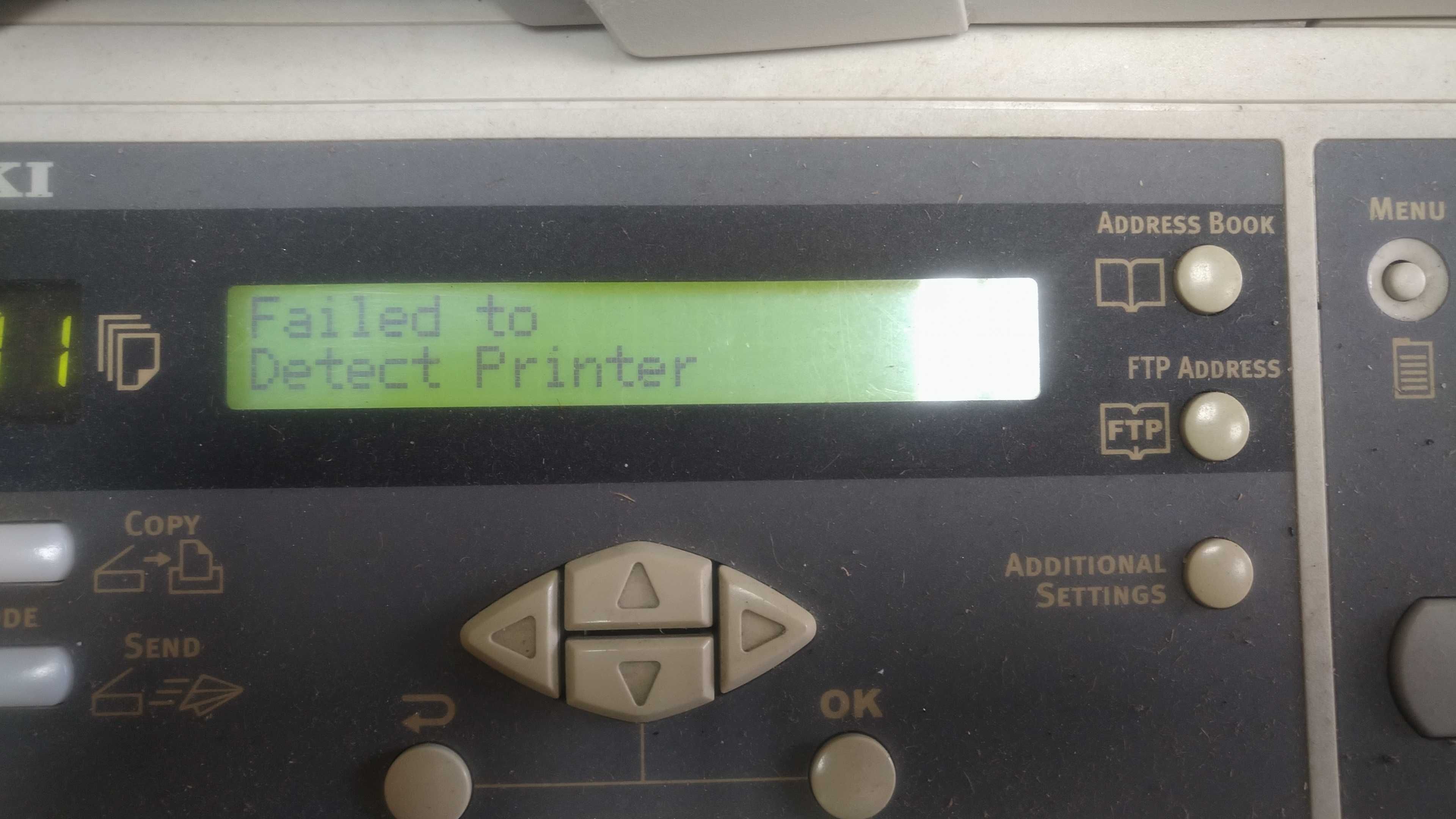 Цветное лазерное МФУ OKI C5510 MFP с картриджами, не рабочее
