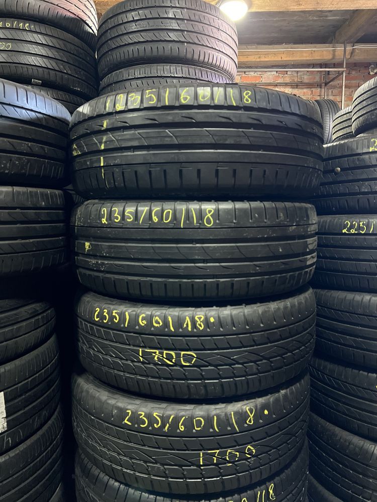 Комплект літніх шин 235/60 R18 Nokian+Continental